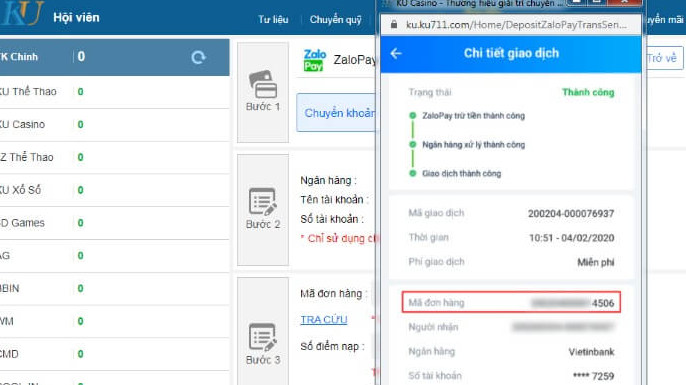 KU Casino Bằng Zalo Pay: Phương Thức Được Ưa Chuộng Nhất Ku bet
